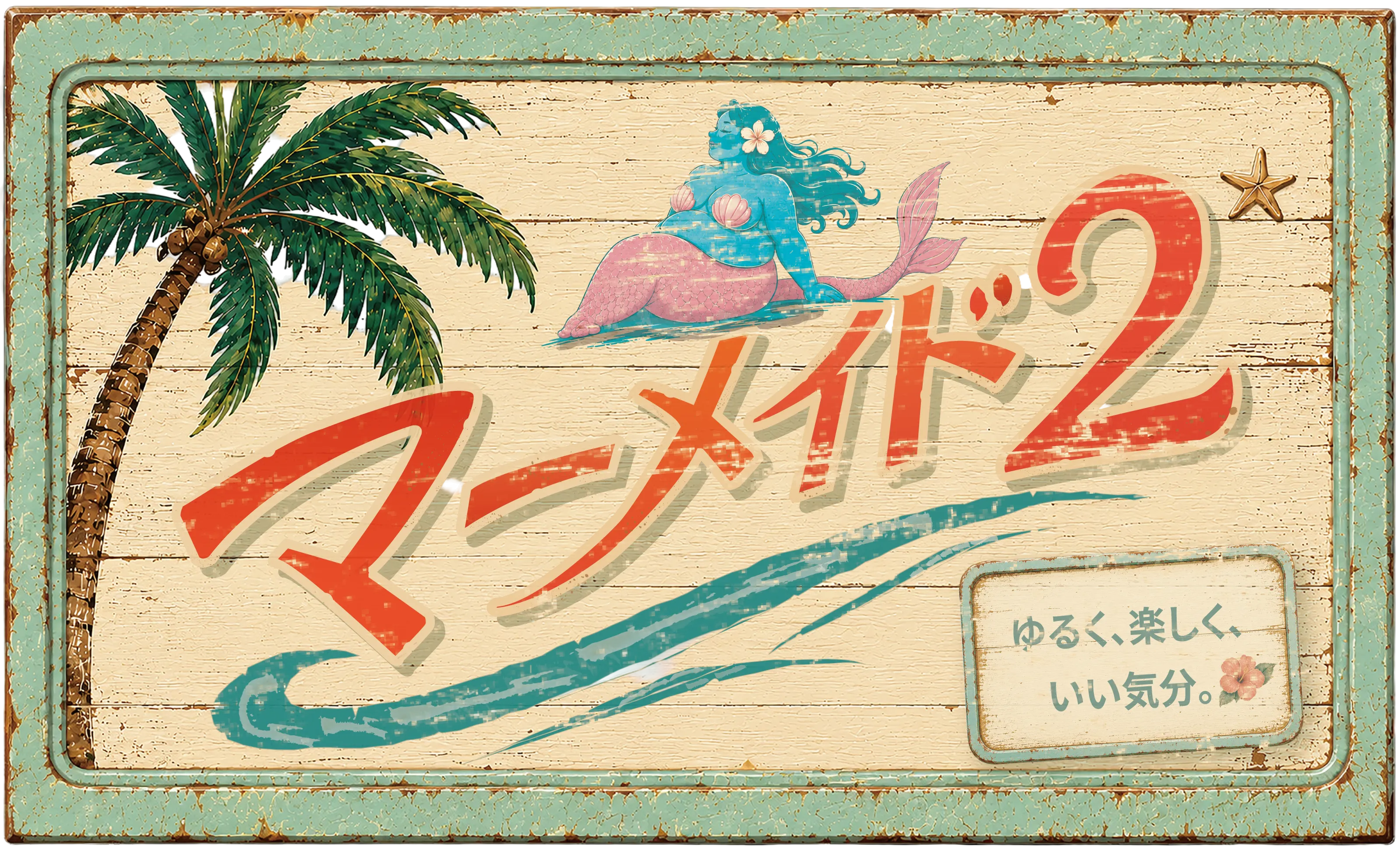CoComahalo様 マーメイド2 看板デザイン